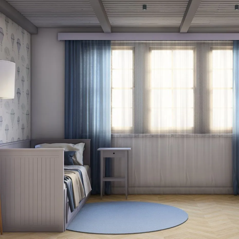 Wizualizacja pokoju chłopca