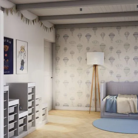 Wizualizacja pokoju chłopca